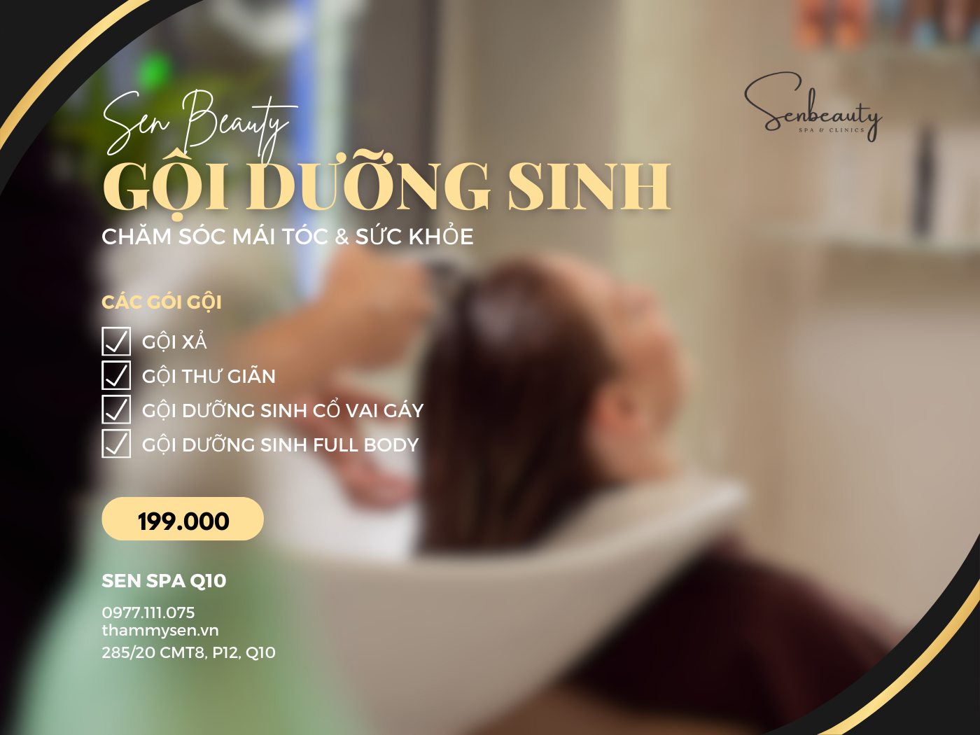 Ưu đãi gội dưỡng sinh tại spa sen