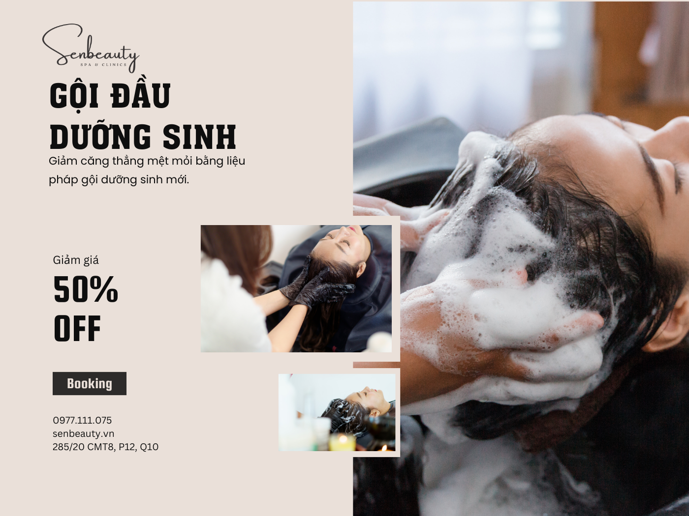 Gội đầu dưỡng sinh tại quận 10
