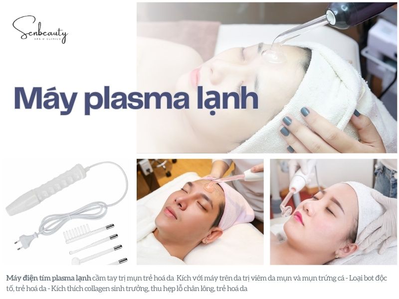 Máy plasma lạnh trị mụn